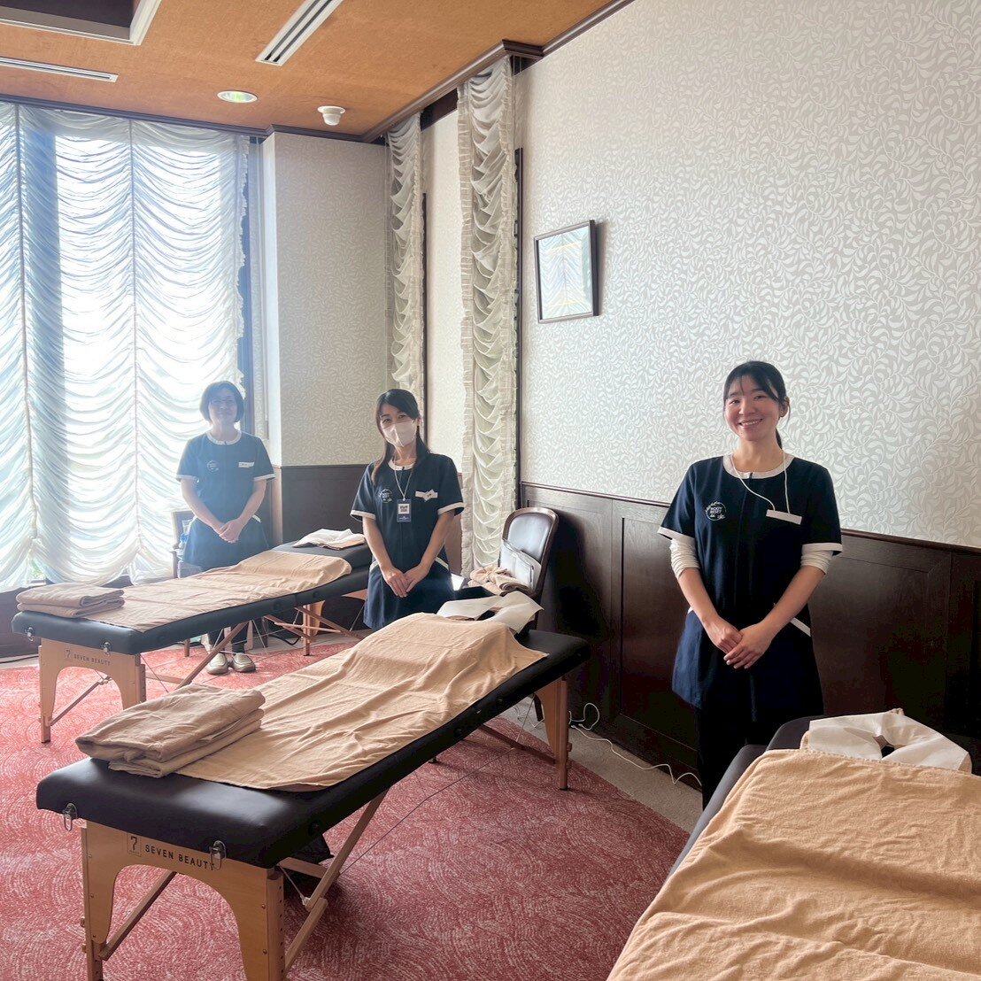 数分で予約満席に⁉ ゴルフ大会での出張ボディケア体験